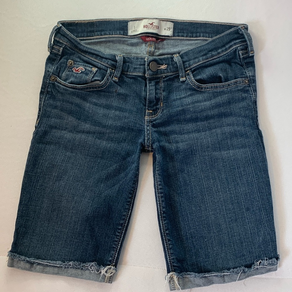 Hollister Indigo Denim Shorts